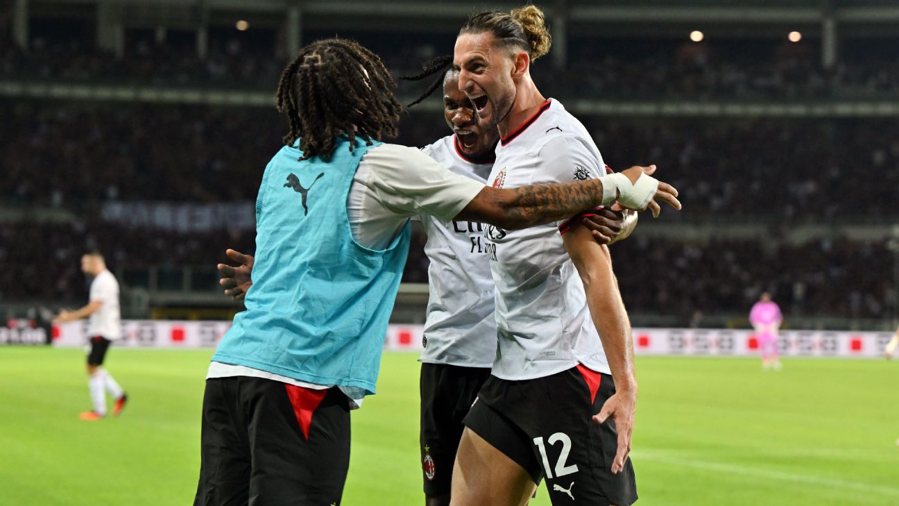 อามอริมประเดิมคุมเอซี มิลานชนะโตริโน 2-1 ในเซเรีย อา รูปข่าวฟุตบอล