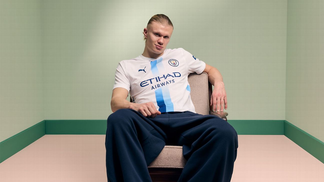 แมนเชสเตอร์ ซิตี้ เปิดตัวเสื้อแข่งที่ 3 ฤดูกาล 2026-27 จากไอเดียแฟนบอลและ AI รูปประกอบข่าวฟุตบอล