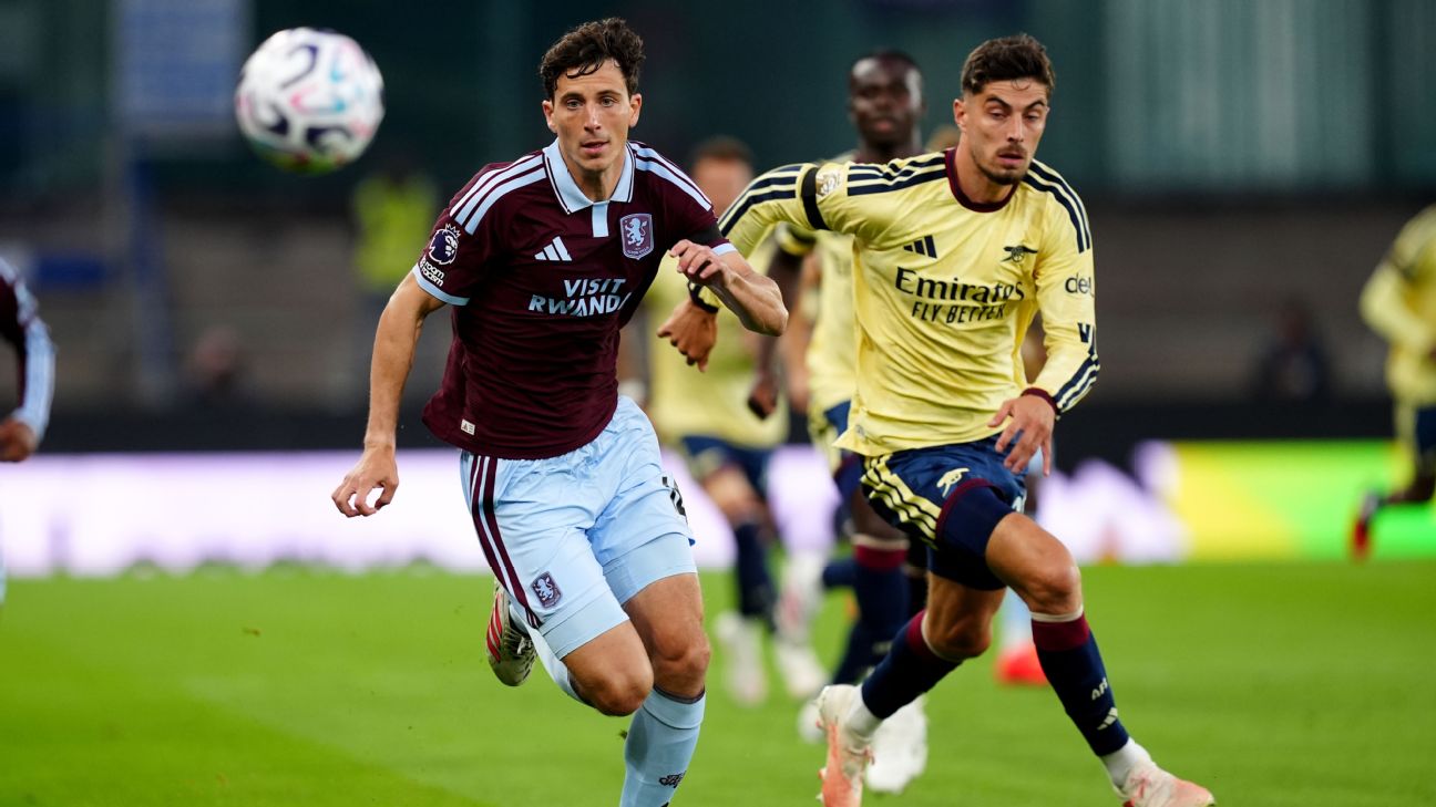 Aston Villa พบ Arsenal ถ่ายทอดสดพรีเมียร์ลีก: เจ้าบ้านลุ้นแก้ตัวรับแชมป์เก่าที่ Villa Park รูปประกอบข่าวฟุตบอล