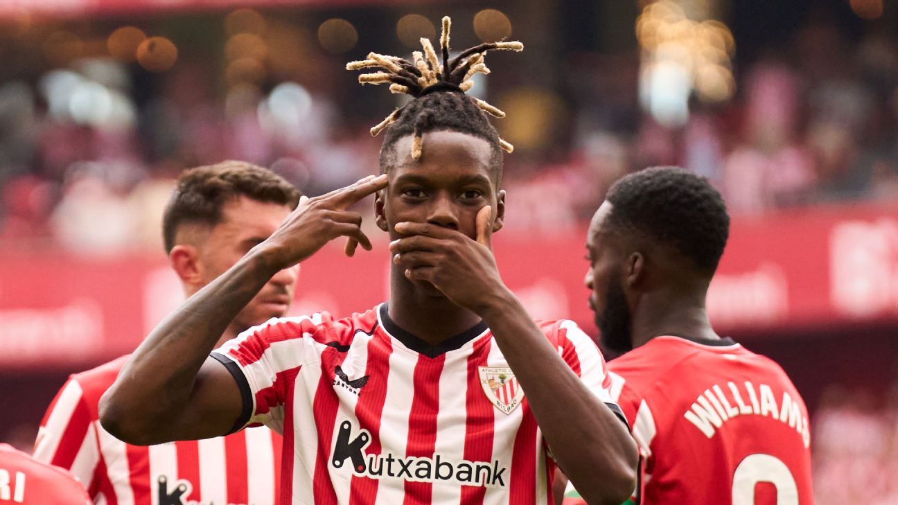 Nico Williams ยิงประตูแรกซีซัน พา Athletic Bilbao ถล่ม Atlético Madrid 3-0 ใน LaLiga รูปประกอบข่าวฟุตบอล