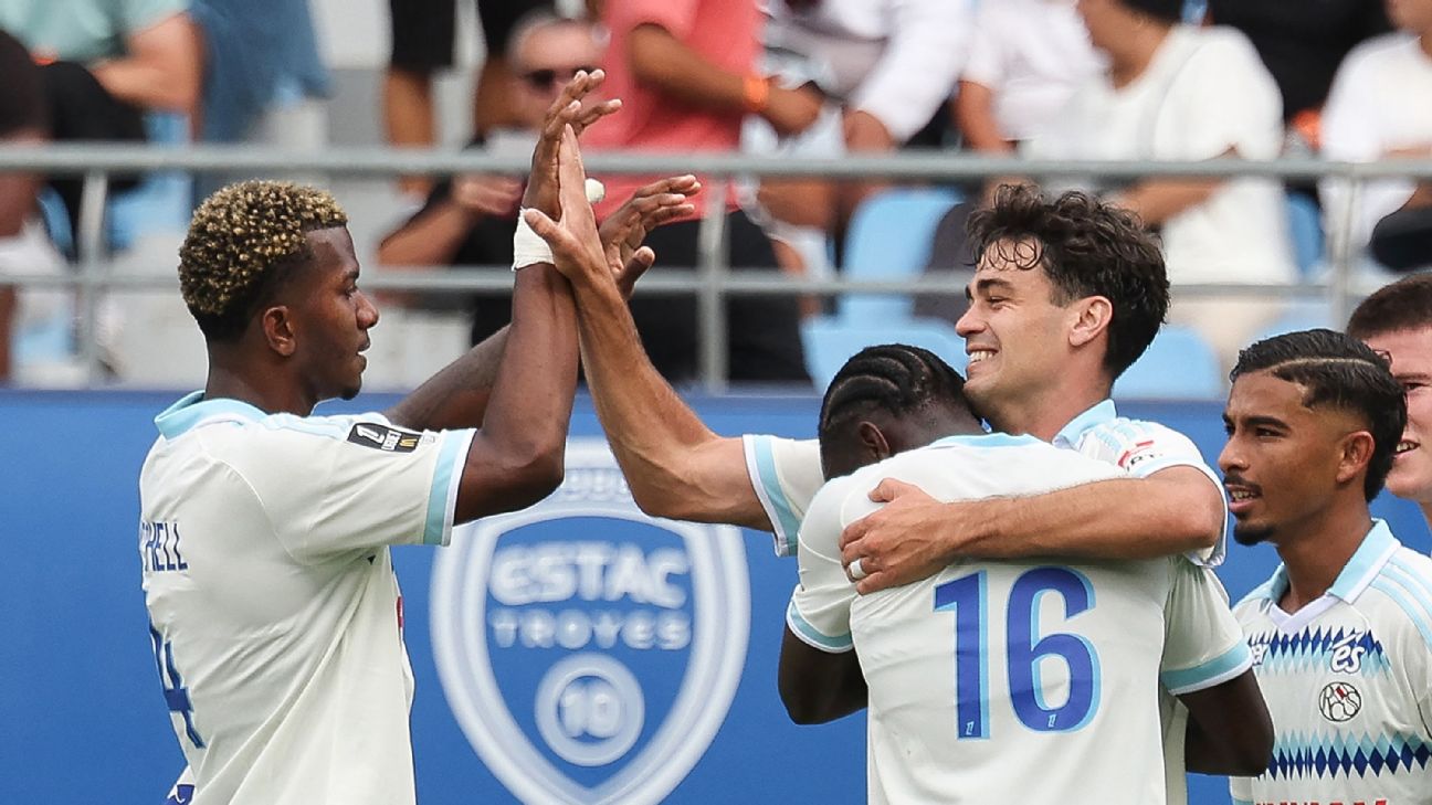 Giovanni Reyna ยิงประตูแรกกับ Strasbourg พาทีมถล่ม Troyes 6-2 ใน Ligue 1 รูปประกอบข่าวฟุตบอล