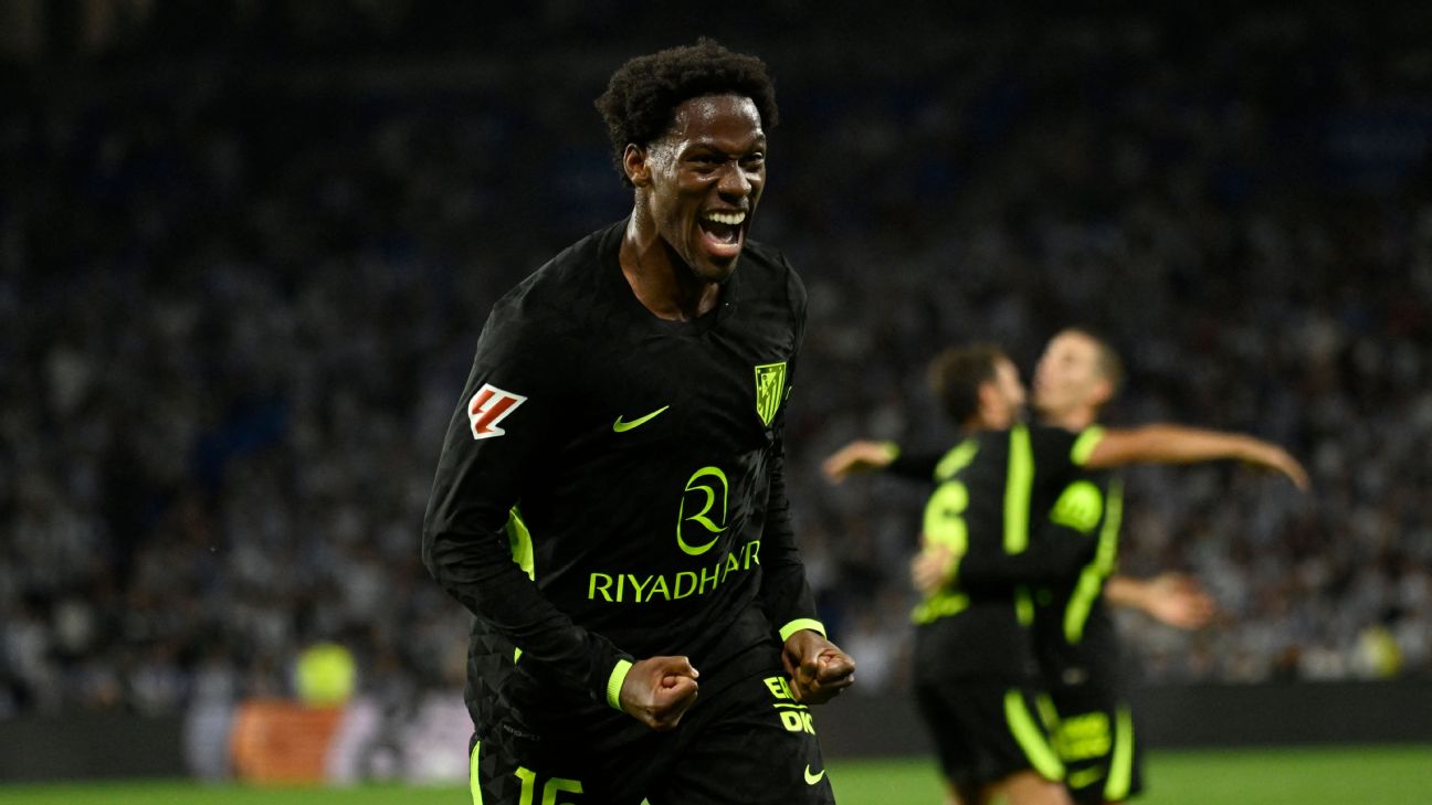 โจนาธาน เดวิด ยิงประตูแรกกับแอตเลติโก มาดริด หลังชนะเรอัล โซเซียดาด 3-0 รูปประกอบข่าวฟุตบอล