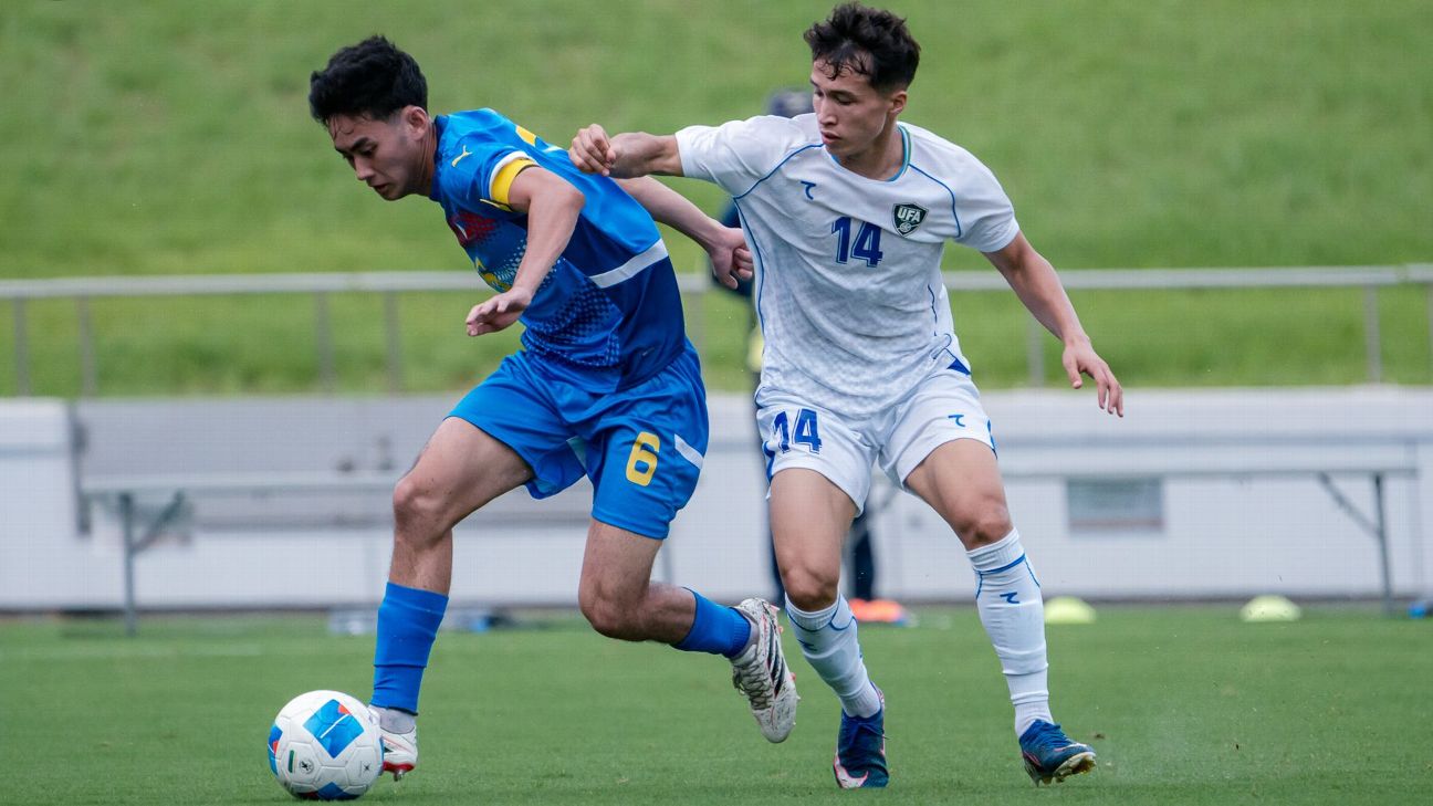 ฟิลิปปินส์ U23 แพ้อุซเบกิสถาน 1-5: ใบแดงเปลี่ยนเกมเอเชียนเกมส์ รูปประกอบข่าวฟุตบอล