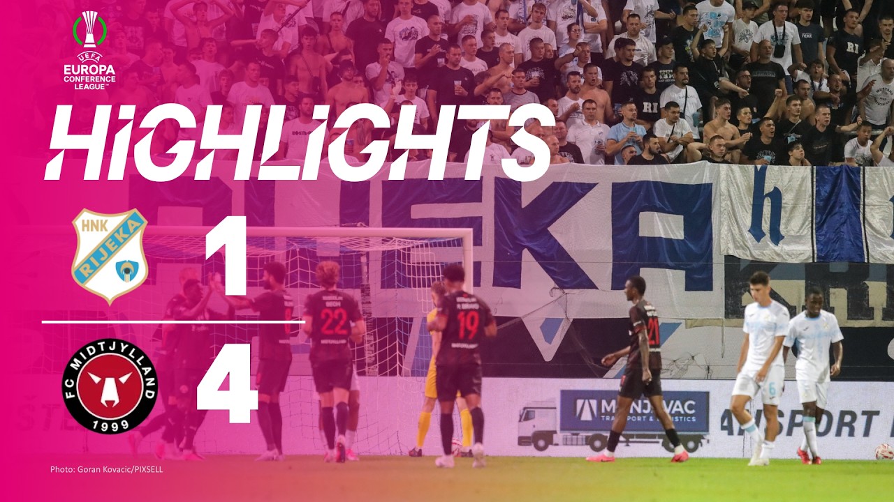 Rijeka vs FC Midtjylland ภาพวิดีโอไฮไลท์ฟุตบอล
