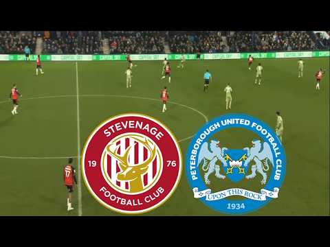 Peterborough United vs Stevenage ภาพวิดีโอไฮไลท์ฟุตบอล