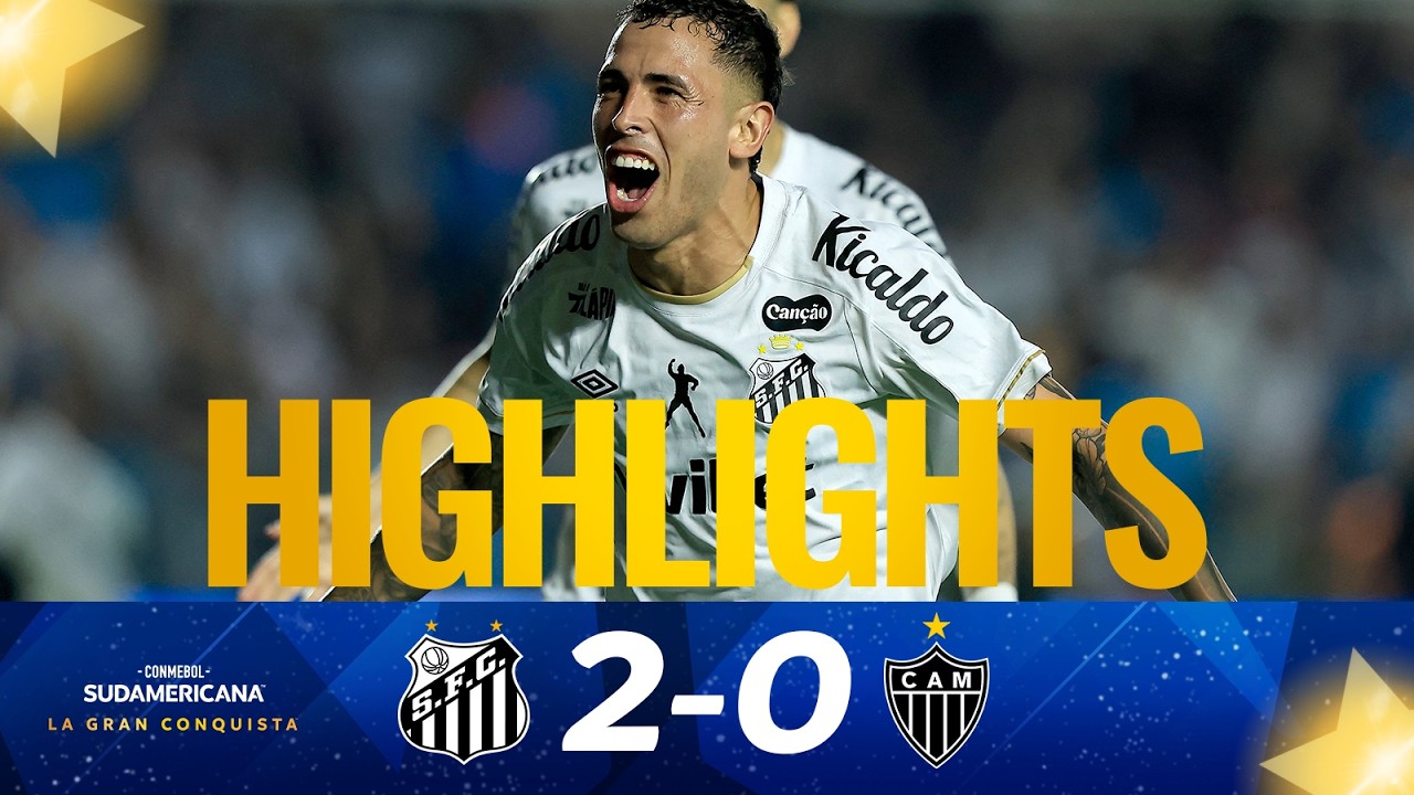 Santos vs Atlético-MG ภาพวิดีโอไฮไลท์ฟุตบอล