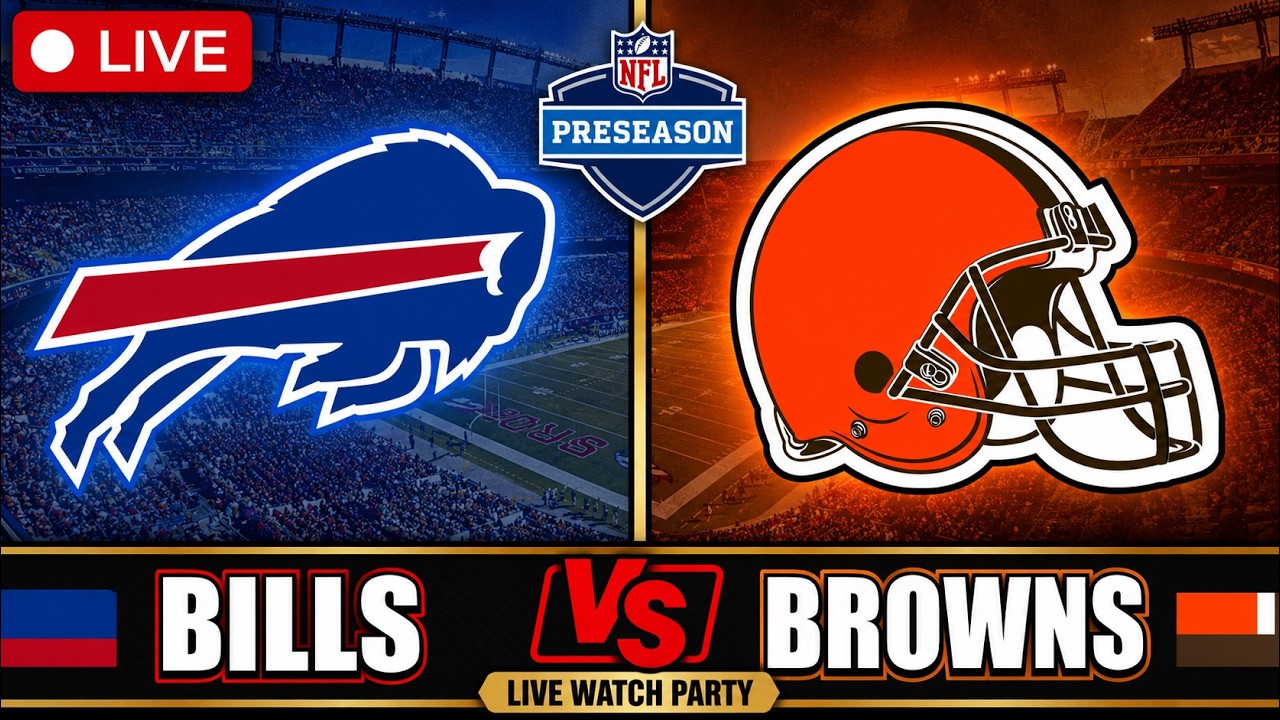 BUFFALO BILLS vs CLEVELAND BROWNS Live Streaming Watch Party | NFL Football 2026 ภาพถ่ายทอดสดฟุตบอล