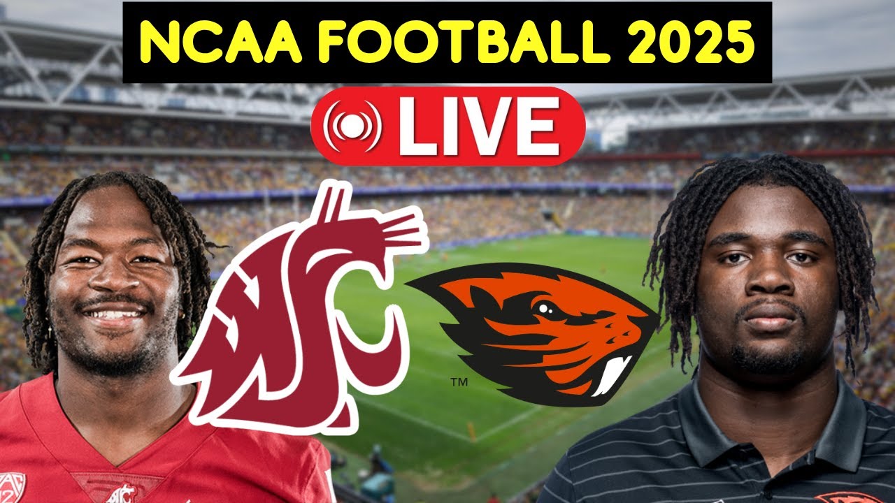 Oregon State vs Washington ภาพถ่ายทอดสดฟุตบอล