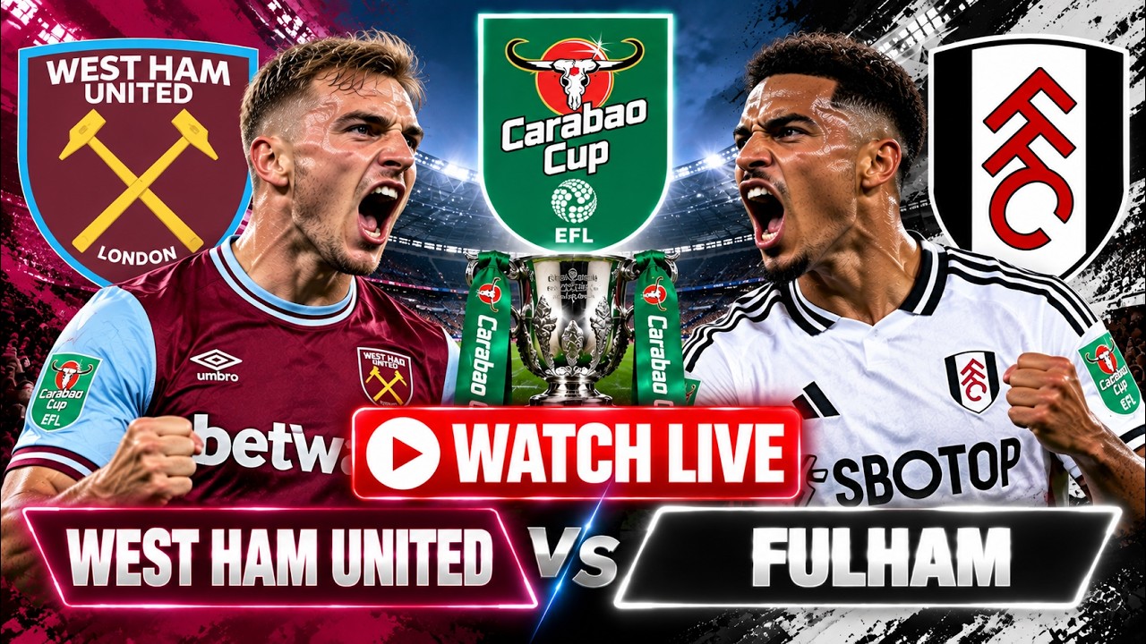 West Ham United vs Fulham ภาพถ่ายทอดสดฟุตบอล