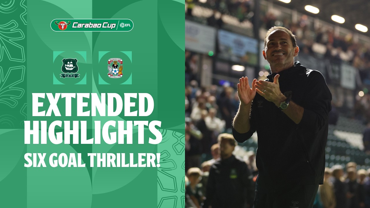 Plymouth Argyle vs Coventry City ภาพวิดีโอไฮไลท์ฟุตบอล