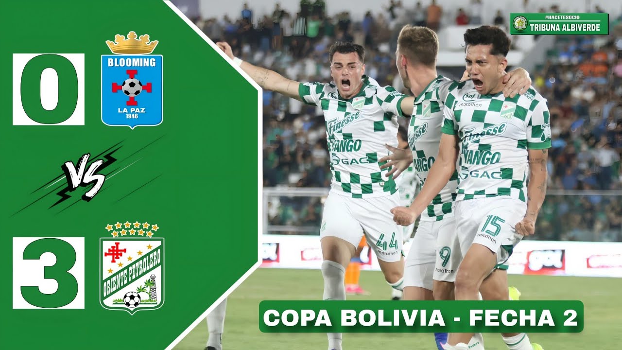 Blooming vs Oriente Petrolero ภาพวิดีโอไฮไลท์ฟุตบอล