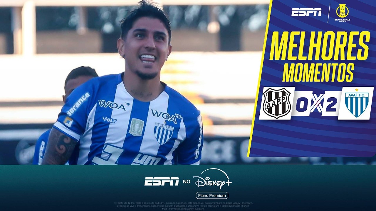 Ponte Preta vs Avaí ภาพวิดีโอไฮไลท์ฟุตบอล