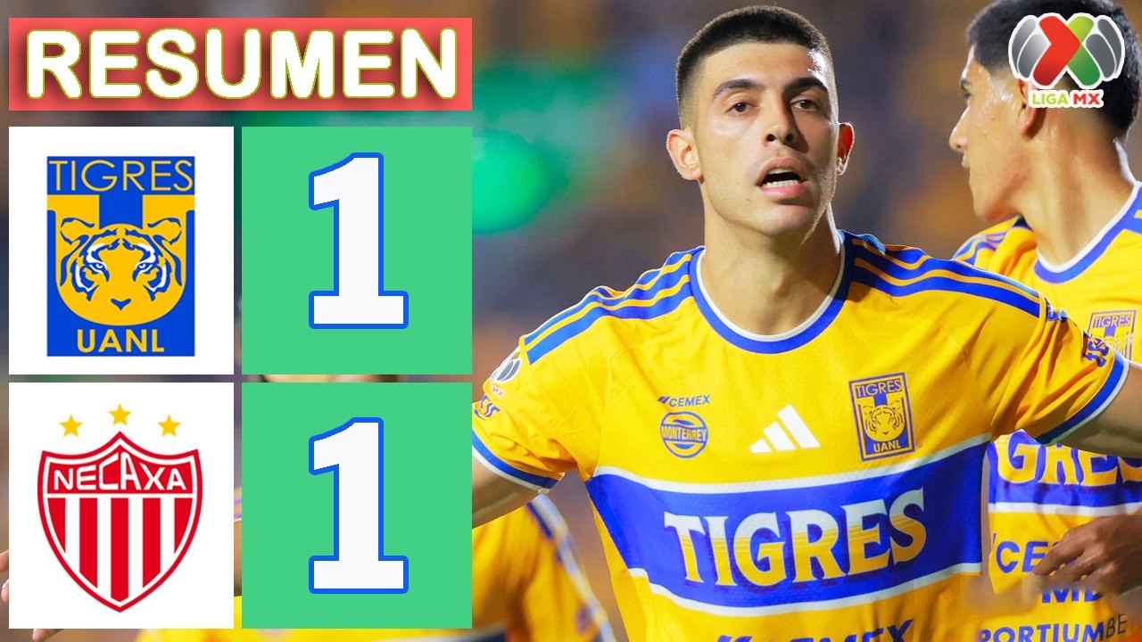 Tigres UANL vs Necaxa ภาพวิดีโอไฮไลท์ฟุตบอล