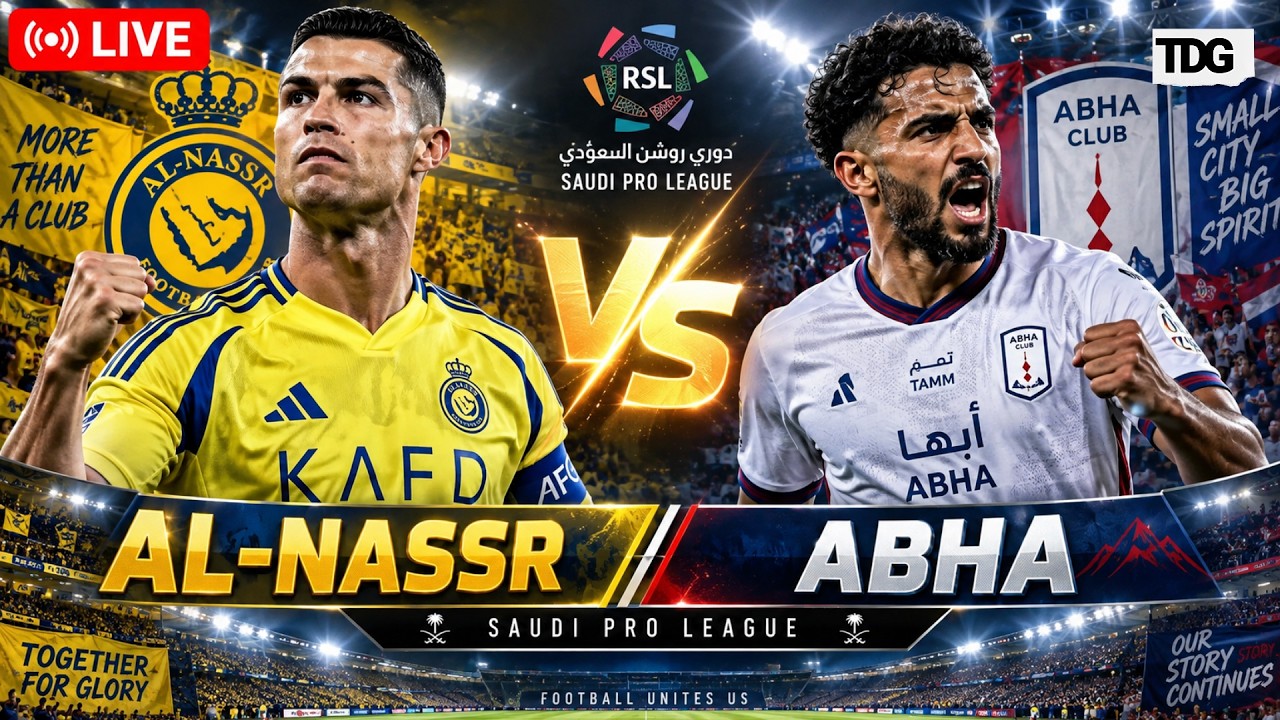 Al Nassr vs Abha ภาพถ่ายทอดสดฟุตบอล