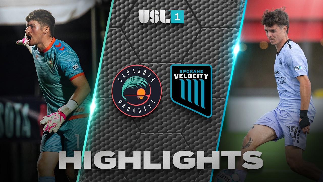 Sarasota Paradise vs Spokane Velocity FC ภาพวิดีโอไฮไลท์ฟุตบอล