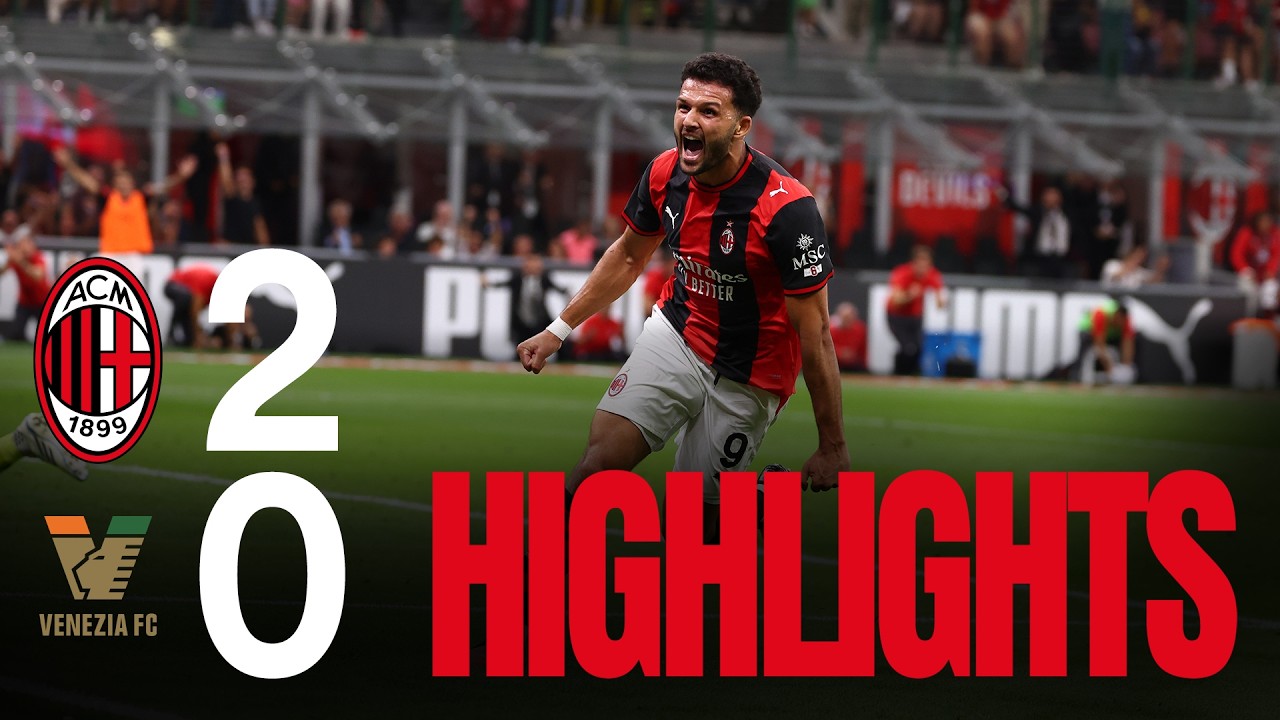 AC Milan vs Venezia ภาพวิดีโอไฮไลท์ฟุตบอล