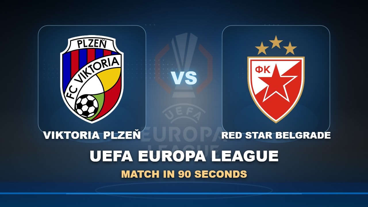 Viktoria Plzen vs Red Star Belgrade วิดีโอฟุตบอล