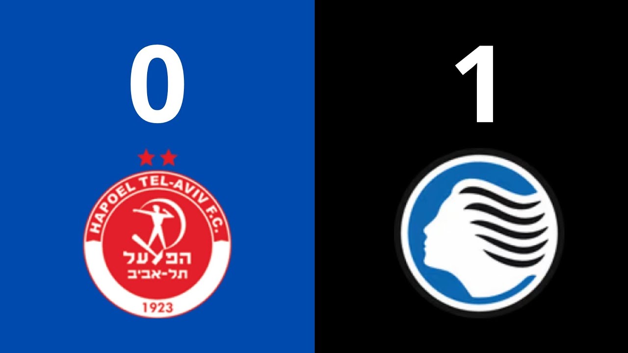 Hapoel Tel Aviv vs Atalanta ภาพวิดีโอไฮไลท์ฟุตบอล