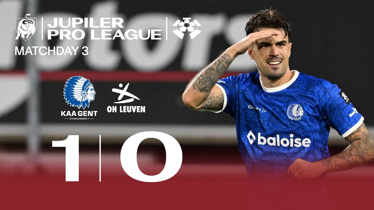 KAA Gent vs OH Leuven วิดีโอฟุตบอล