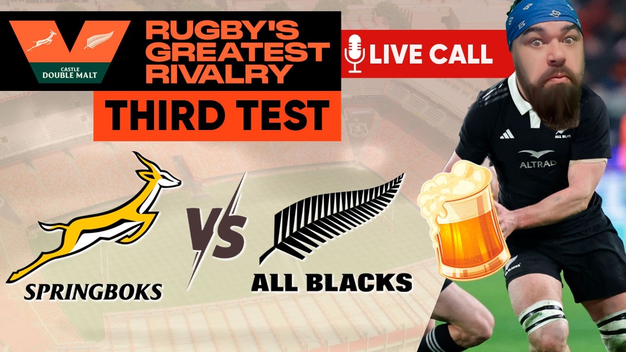 Springboks vs All Blacks Live Stream | Greatest Rivalry Tour - 3rd Test ภาพถ่ายทอดสดฟุตบอล