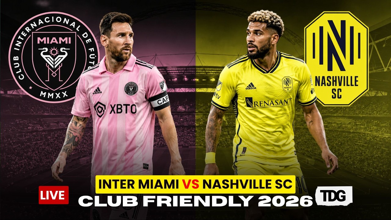 Inter Miami CF vs Nashville SC ภาพถ่ายทอดสดฟุตบอล