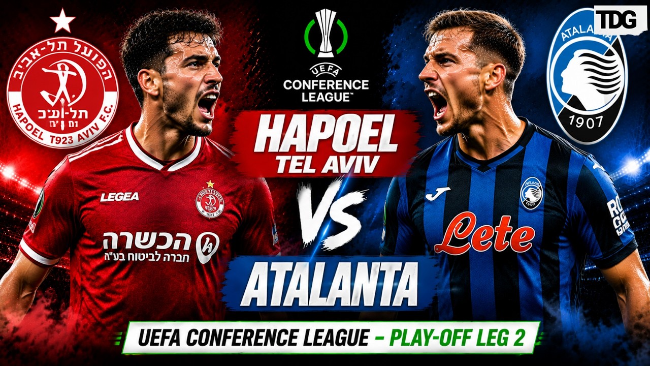 Hapoel Tel Aviv vs Atalanta ภาพถ่ายทอดสดฟุตบอล