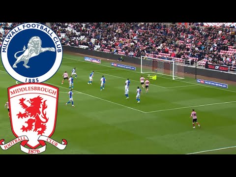 Middlesbrough vs Millwall ภาพถ่ายทอดสดฟุตบอล