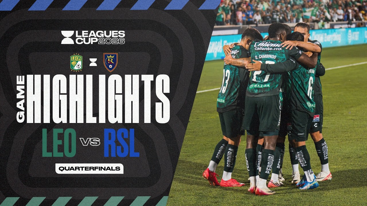 León vs Real Salt Lake ภาพวิดีโอไฮไลท์ฟุตบอล