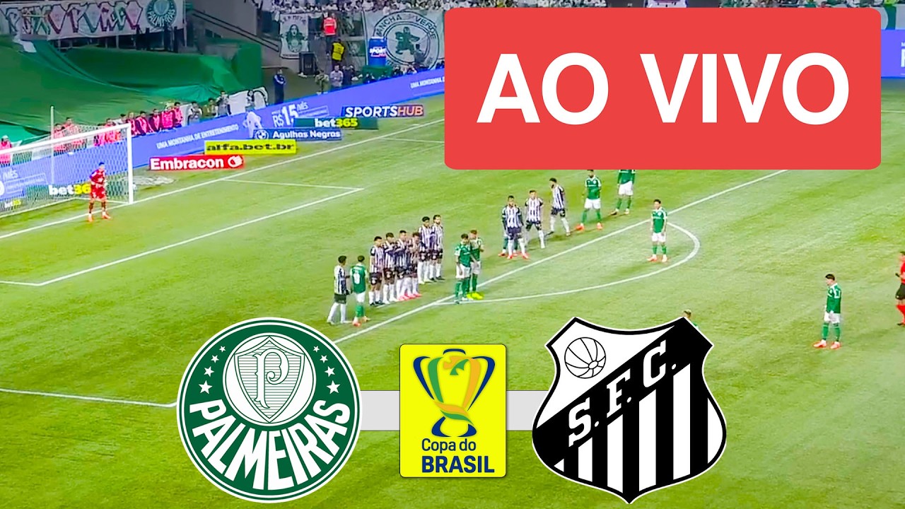 Palmeiras vs Santos ภาพถ่ายทอดสดฟุตบอล