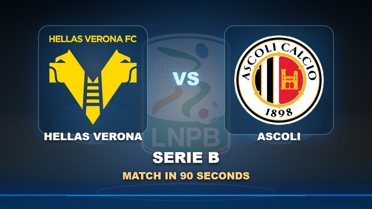 Hellas Verona vs Ascoli ภาพวิดีโอไฮไลท์ฟุตบอล