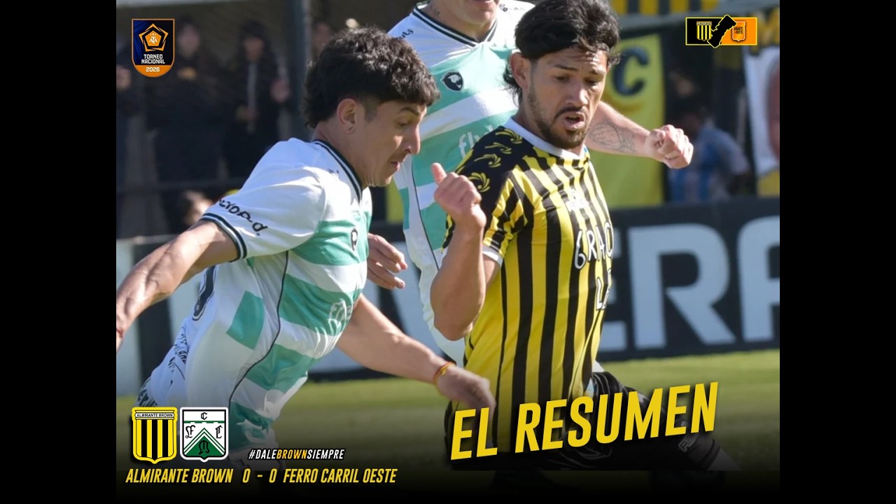 Almirante Brown vs Ferro Carril Oeste ภาพวิดีโอไฮไลท์ฟุตบอล