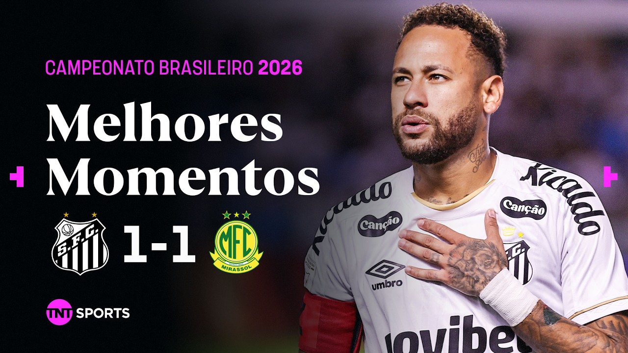 Santos vs Mirassol ภาพวิดีโอไฮไลท์ฟุตบอล