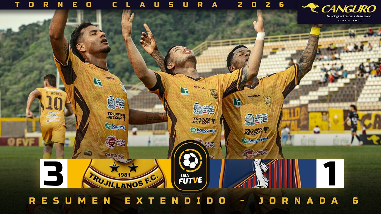 Trujillanos vs Monagas SC วิดีโอฟุตบอล