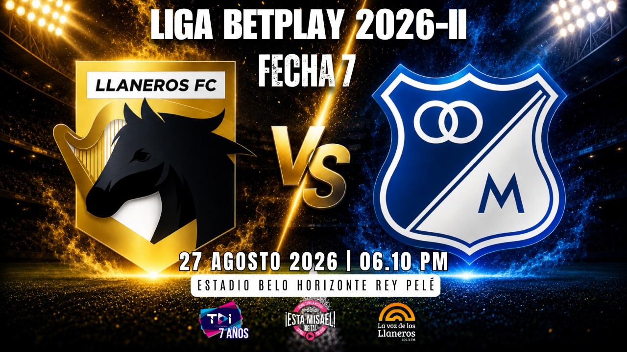 Llaneros FC vs Millonarios ภาพวิดีโอไฮไลท์ฟุตบอล