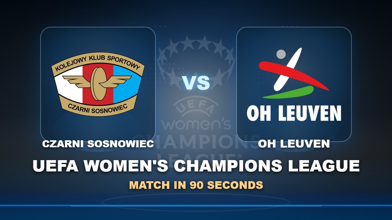 Czarni Sosnowiec vs OH Leuven วิดีโอฟุตบอล
