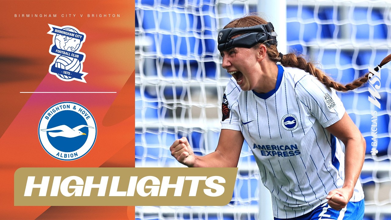 Birmingham City vs Brighton & Hove Albion ภาพวิดีโอไฮไลท์ฟุตบอล