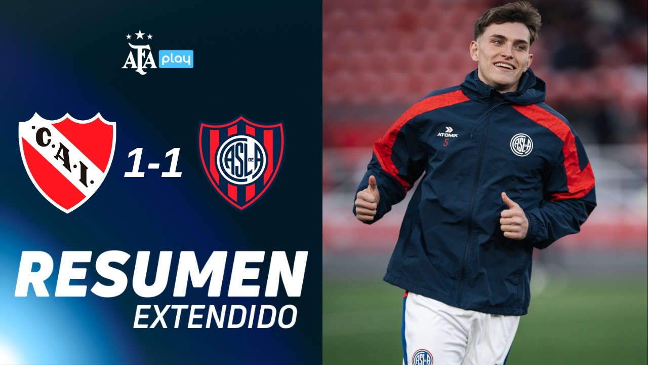 Independiente vs San Lorenzo ภาพวิดีโอไฮไลท์ฟุตบอล