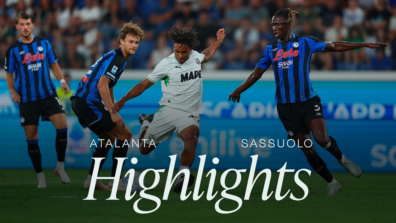 Atalanta vs Sassuolo ภาพวิดีโอไฮไลท์ฟุตบอล