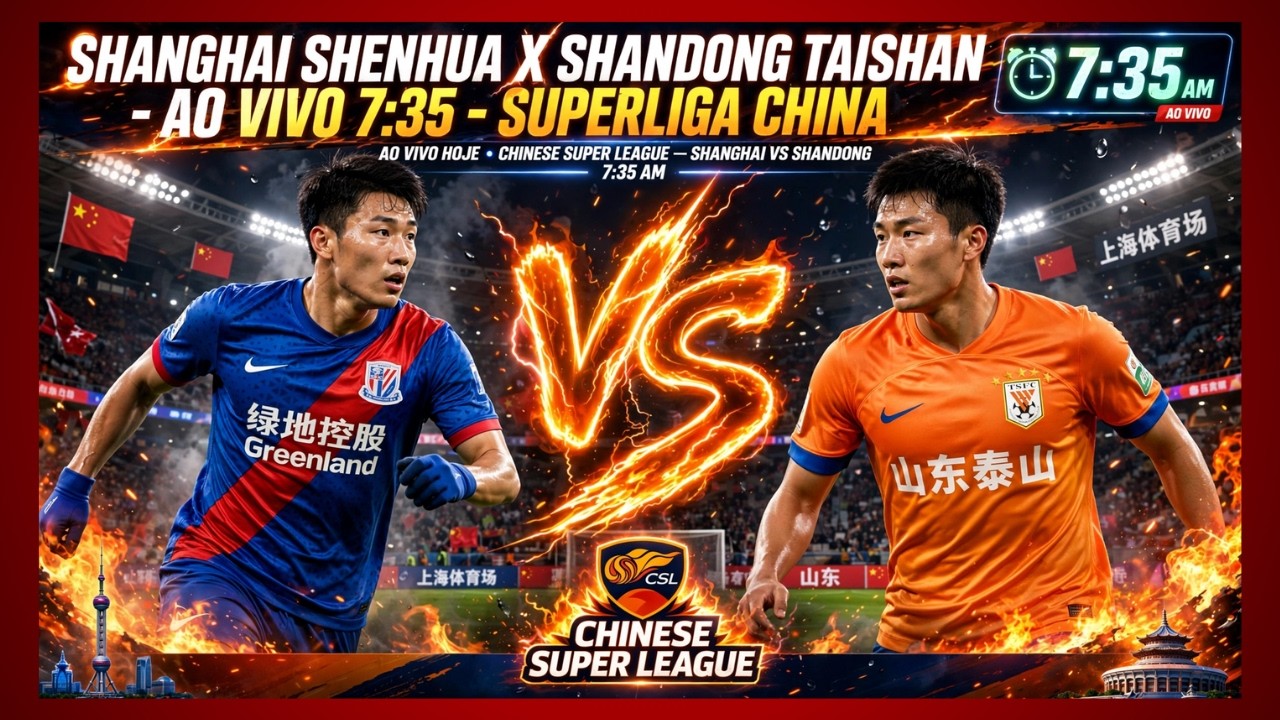 Shanghai Shenhua vs Shandong Taishan วิดีโอฟุตบอล
