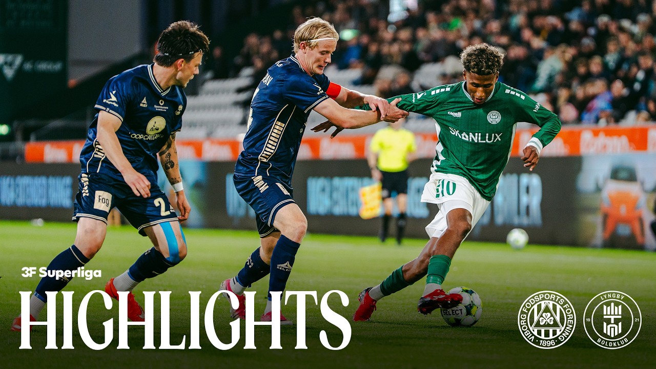Viborg FF vs Lyngby Boldklub ภาพวิดีโอไฮไลท์ฟุตบอล
