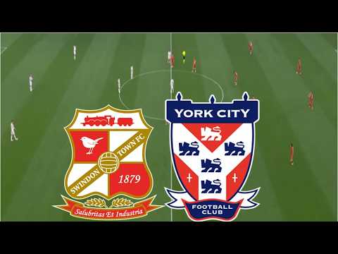York City vs Swindon Town ภาพถ่ายทอดสดฟุตบอล
