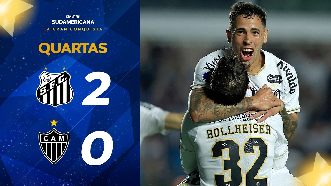 Santos vs Atlético-MG ภาพวิดีโอไฮไลท์ฟุตบอล