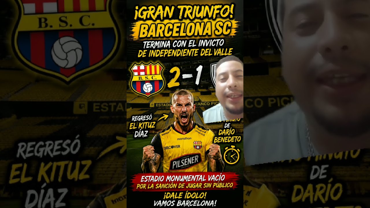 Barcelona SC vs Independiente del Valle ภาพวิดีโอไฮไลท์ฟุตบอล