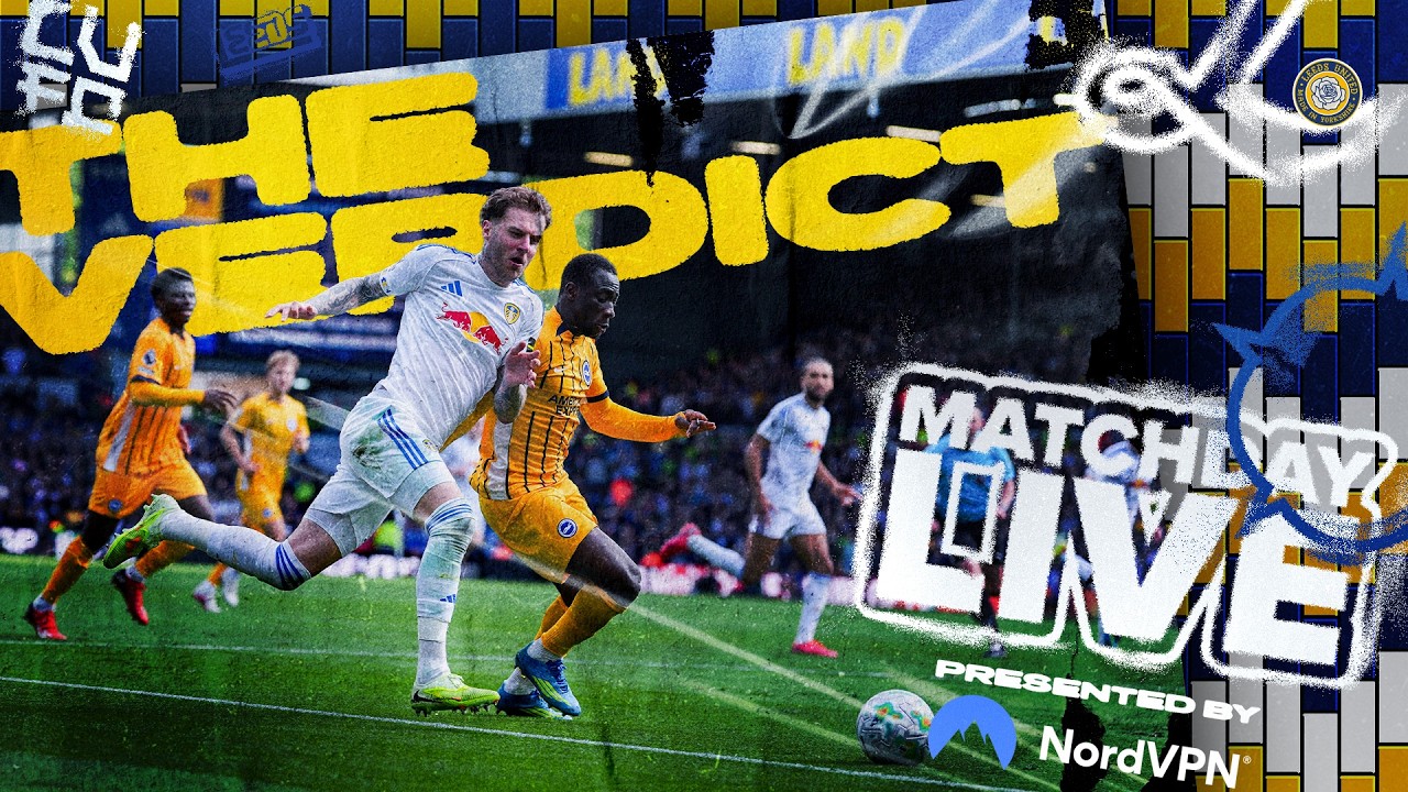Brighton & Hove Albion vs Leeds United ภาพถ่ายทอดสดฟุตบอล