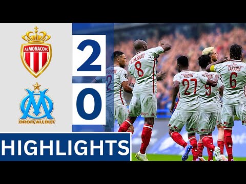 AS Monaco vs Marseille ภาพวิดีโอไฮไลท์ฟุตบอล