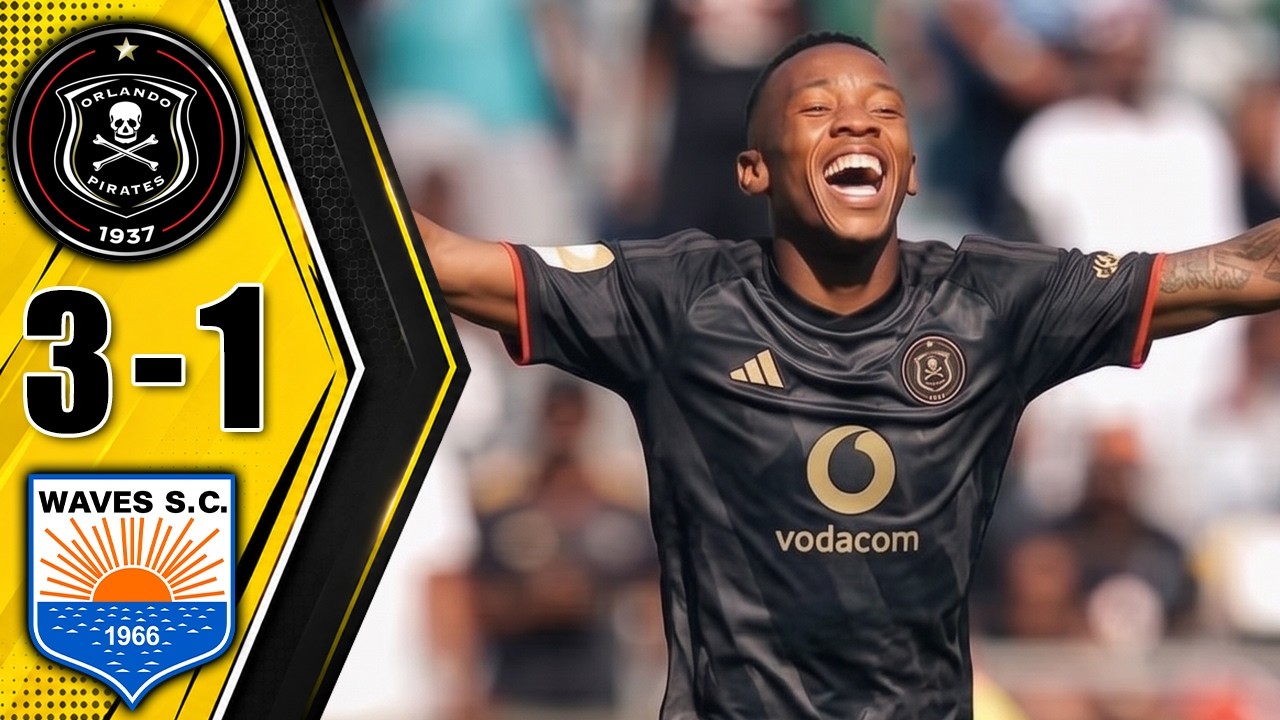 Orlando Pirates vs La Cure Waves ภาพวิดีโอไฮไลท์ฟุตบอล