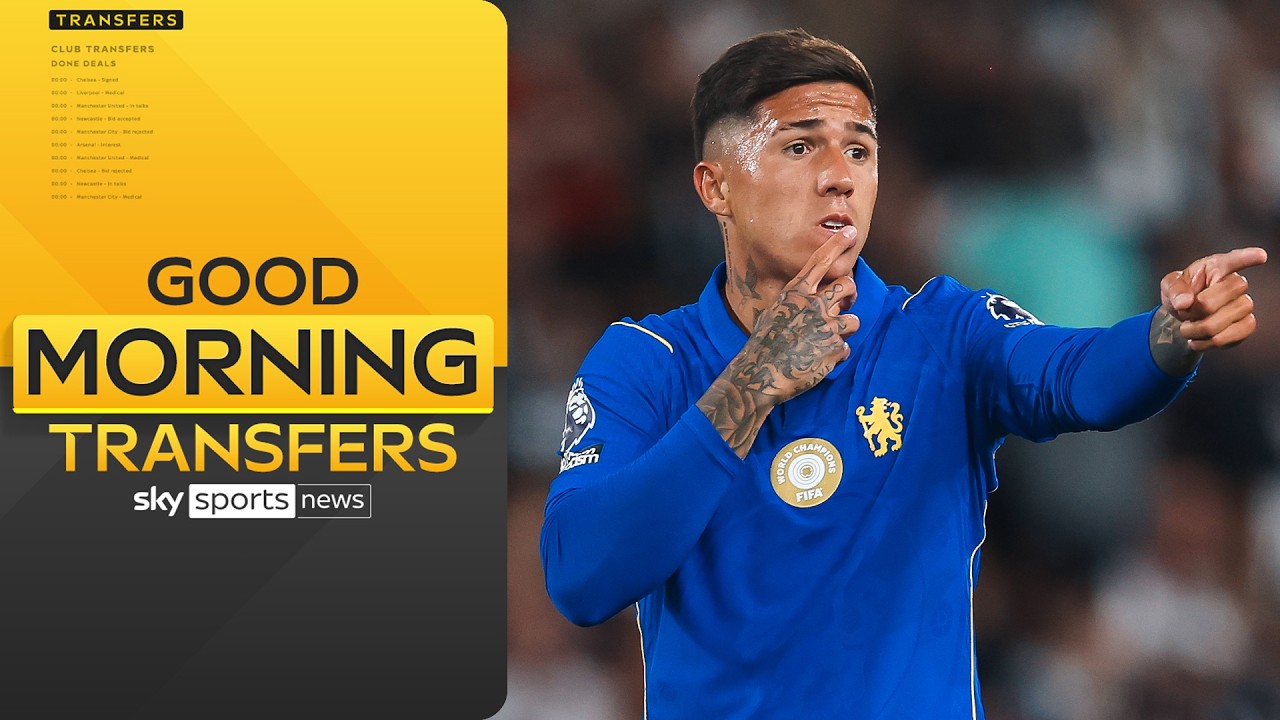 Deadline Day LIVE! Will Enzo Fernandez move to Man City? | Good Morning Transfers ภาพถ่ายทอดสดฟุตบอล