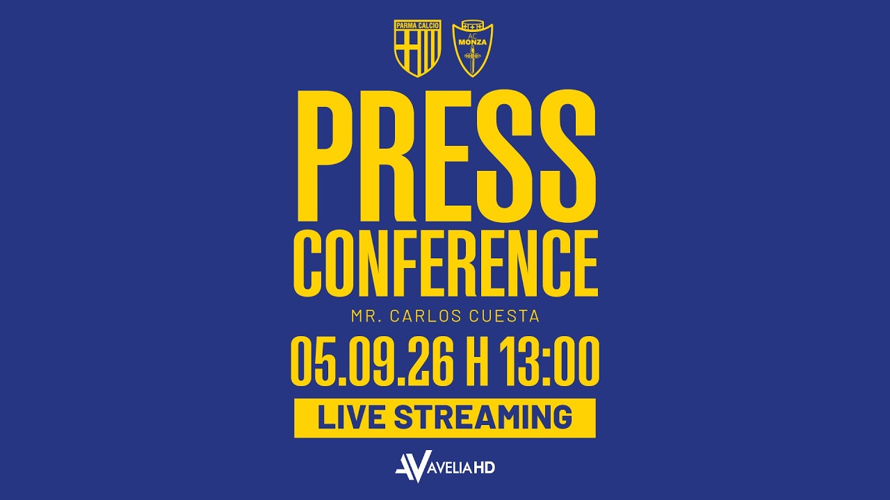 Live – Carlos Cuesta alla vigilia di Parma-Monza | Serie A Enilive 2026/27 ภาพถ่ายทอดสดฟุตบอล