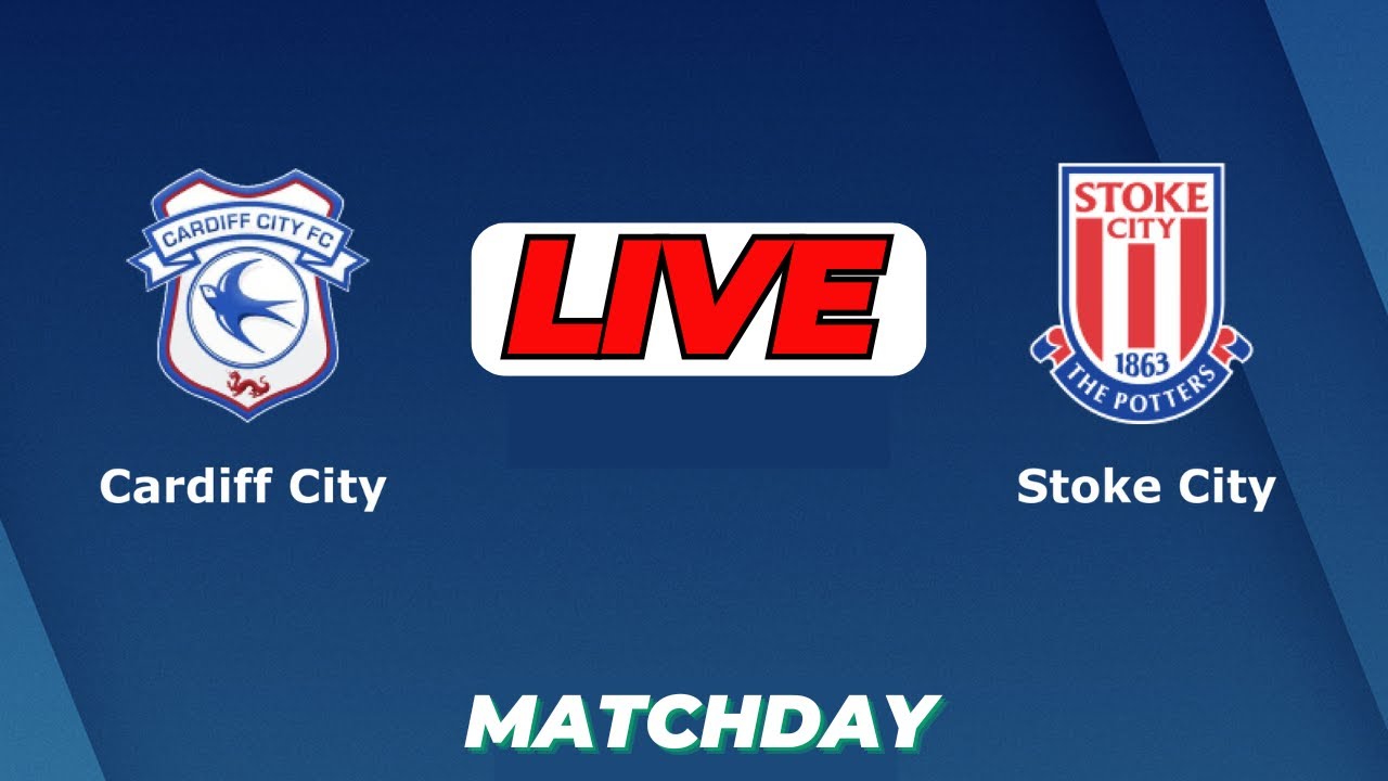 Cardiff City vs Stoke City ภาพถ่ายทอดสดฟุตบอล