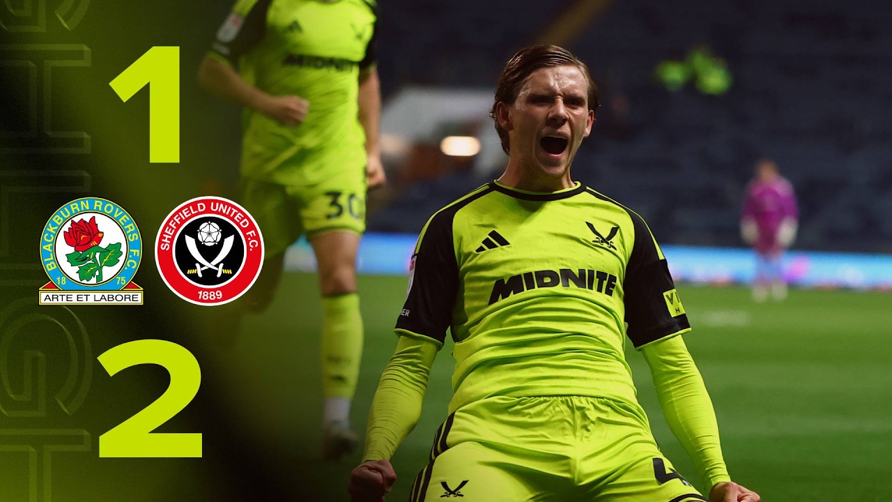 Blackburn Rovers vs Sheffield United วิดีโอฟุตบอล